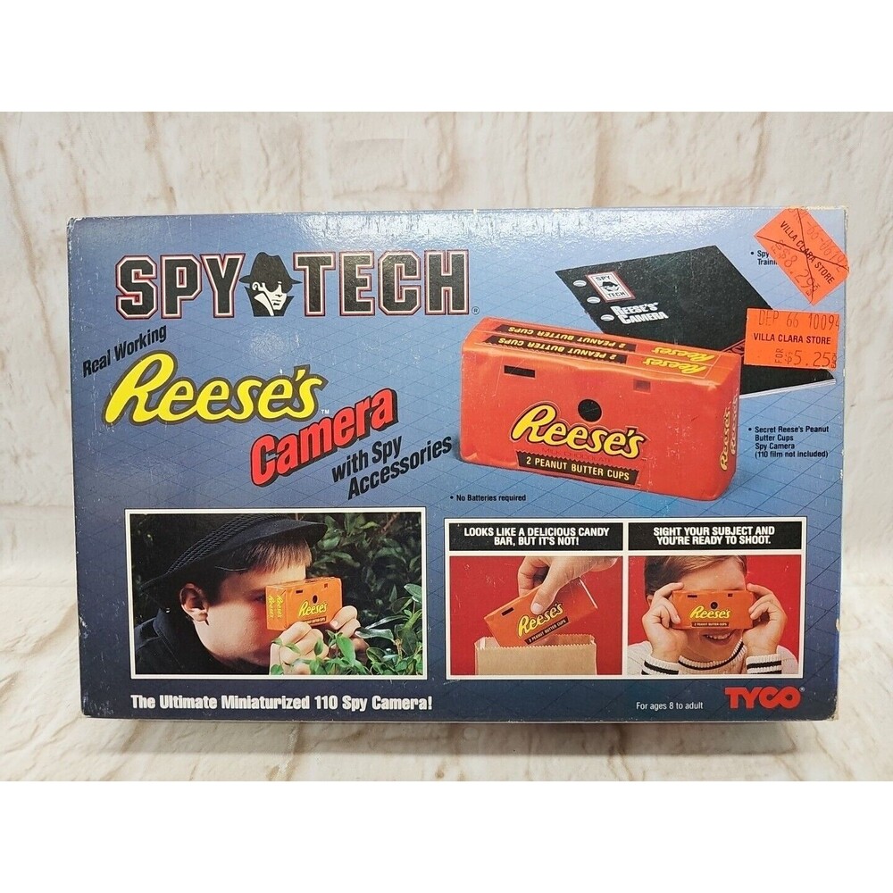 1992 Real Working Reese's Camera Reeses Peanut Butter Cup Tyco